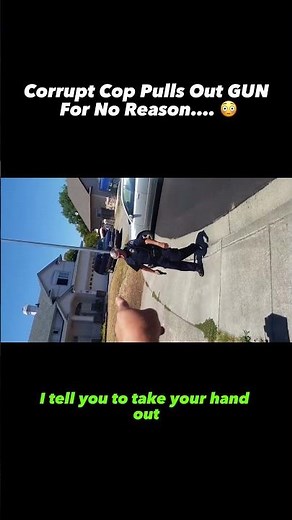 Corrupt Cop Tries Shooting Innocent Man 😱