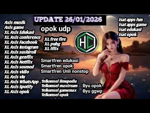 UPDATE || CONFIG HTTP COSTUM TERBARU | AXIS, XL, BYU SMARTFREN TELKOMSEL, INDOSAT PREMIUM 26-01-2026