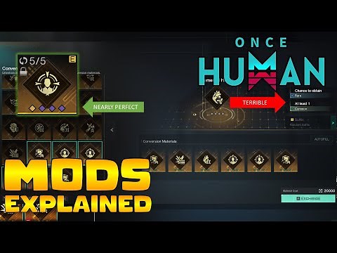 Once Human Mods Explained