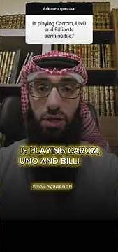 Is playing Carrom, UNO, and billiards halal? | Ustadh AbdulAziz Al-Haqqan حفظه الله