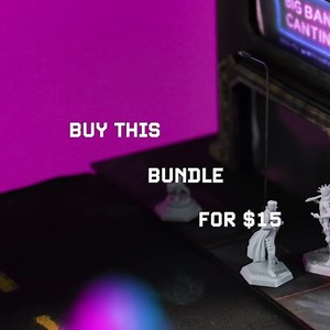 50 MINIATURE FILES FOR 3D PRINTING FOR $15 We created a subscription system so you can have access to awesome miniature files we are creating! By subscribing to Loot Sci-fi, every month you will get a bundle with many miniature STL files to print them at home. This month's bundle (April/22) is called Neon Street 3K and is already available for subscribers! Access the link and check them out! | Loot Studios