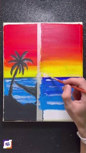 My Friend vs. Me: Who Painted It Better? #trending #youtubeshorts