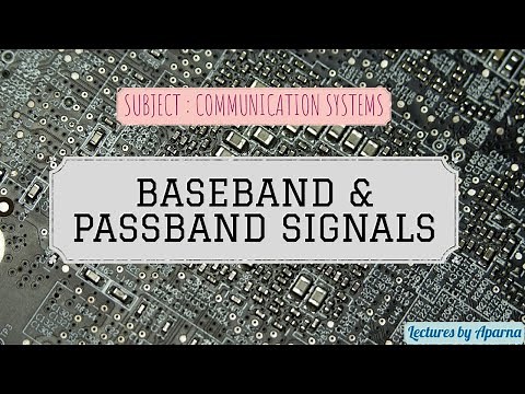 BASEBAND AND PASSBAND SIGNALS | ANALOG COMMUNICATION | EASY EXPLANATION