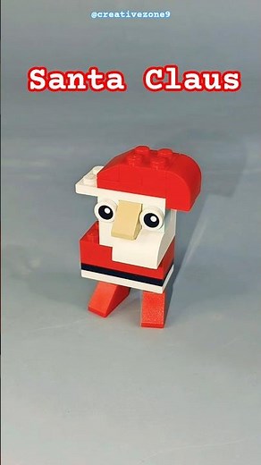 How To Build a Santa Claus Building Instructions|Lego Creations#shortvideo #shorts #lego #santaclaus