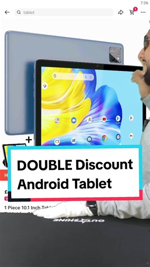 10 Inch Android Tablet Double Discount Deal