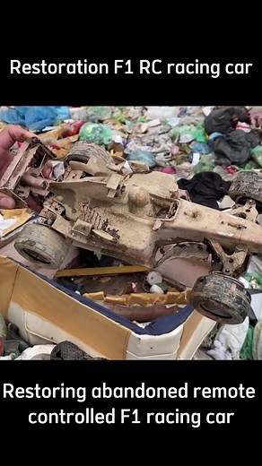Restora F1 RC racing car by me!! #creative #restoration #motor #moto #gearbox #asmr #reuse #restockasmr #fyp #tiktok