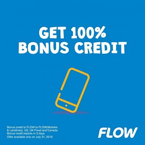 5 comments | TODAY ONLY we will DOUBLE your credit when you top-up with $25 or more! Top-up at https://www.topupflow.com. | Flow | Facebook