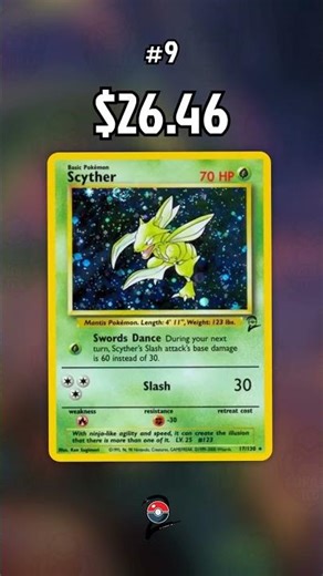 Top 10 Base Set 2 Pokemon cards #shorts #pokemon