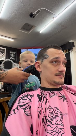 3.2K views · 58 reactions | Lil prodigy. My nephew will be opening his books up for the holidays to help his uncle out. $200 a cut $300 hair and beard️ | Eli Golden | Facebook