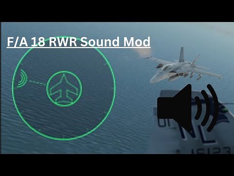 F/A 18 RWR Sound Mod for War Thunder #warthunder