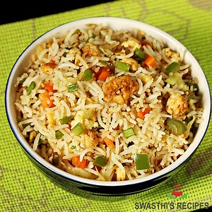 Egg fried rice (Chinese restaurant style) - Swasthi's Recipes