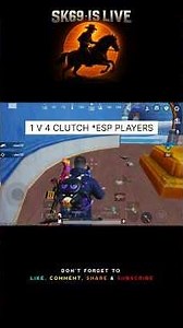 1 V 4 CLUTCH *ESP PLAYERS ? #espplayers #1vs4 #bgmi #120fps