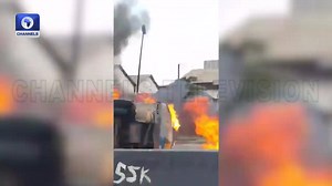 47K views · 512 reactions | A diesel tanker overturned and burst into...