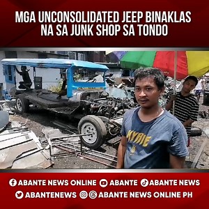 PANOORIN: Ang mga jeepney na hindi nakapag-consolidate ay binili na ng ilang junkshop sa Yuseco, Tondo, Manila upang katayin ngayong Huwebes, Mayo 2, 2024. #Teletabloid #NewsPH #Manibela #PISTON #transportstrike #puvmodernization | Abante News Online | Facebook