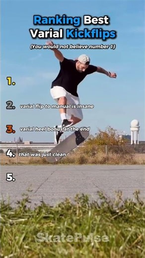 Ranking Best Varial Kickflips #skateboarding #skating #skate