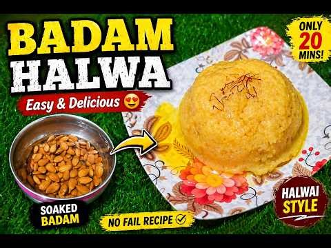How to Make Badam Halwa | Soft, Melt-in-Mouth Sweet #ashaskitchen