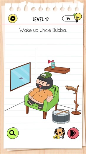 brain test level 17 #braintestsolution