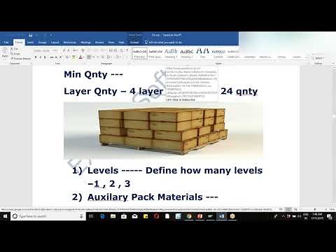 EWM training on S4HANA class 17 packaging specification configuration