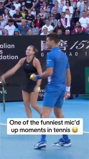 They started playing music 😂 (via @ausopen/TT)