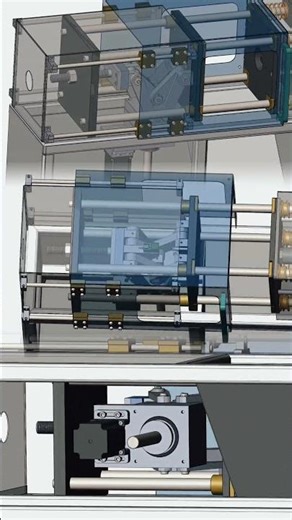 ⚙️ Mini Injection Molding Machine – 3D Overview