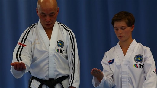 Be a fly on the wall in masterclass with GM Ung Kim Lan on Joong-Gun! GM Lan is a member of the ITF Technical Committee and an acclaimed coach, having coached many World Champions in patterns to success. Link below ⬇ | TKDCoaching.com