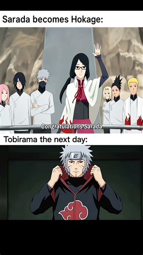 「TOBIRAMA, WHEN SARADA BECOMES HOKAGE… 」