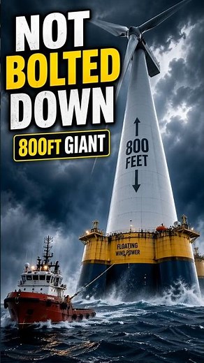 This 800ft Giant Isn’t Bolted Down 🌊⚙️