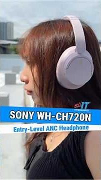 🔵Sony WH-CH720N brings effective Noise Cancelling, all-day comfort, up to 35 hours of battery life