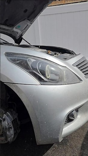Infiniti G37 was serviced with a front ABS sensor replacement and the common sunroof drain repair