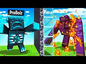 I Secretly CHEATED In a MINECRAFT MOB BATTLE Competition!! With ‪@ProBoiz95‬ 😂