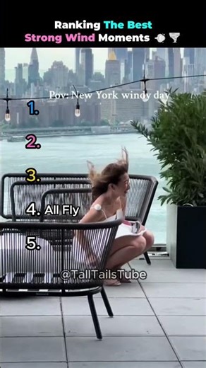 Ranking The Best Strong Wind Moments 💨🌪️ #funny #wind #windfails