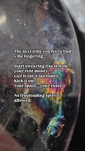 Spiritual warfare? Sometimes it’s not all sage and soft chants. Sometimes it’s cussing out bad energy like it owes you money and clapping like you’re summoning Beyoncé. Because not every spirit responds to sweet whispers—some need a verbal eviction. Clap. Swear. Command your space. Energy knows when it’s not welcome. #VibeCheck #SpiritualBoundaries #CleanseYourSpace #NoBadVibesAllowed #UnearthedCrystals | Unearthed Crystals