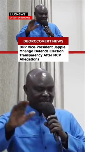 56K views · 634 reactions | DPP Vice-President Jappie Mhango Defends...