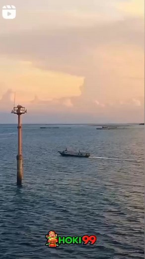 Serene Ocean Views with Wooden Beacon