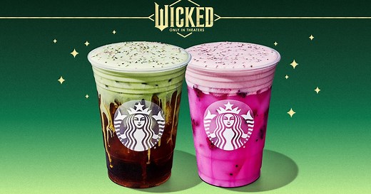 Starbucks unveils 'Wicked'-themed drinks ahead of movie release