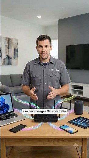 What Is a Router? 🌐 | Simple Networking Explanation #Router #Networking #TechEdu