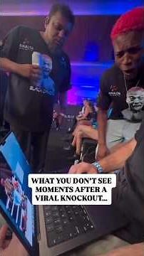 WHAT 😀 BOXERS MISS BEHIND THE RING SCENES 🥶🥶🤯😈 #mm2 #boxing #mma #jakepaul #ufc #fight