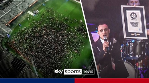 New Zealand breaks Guinness World Record for world's largest Haka