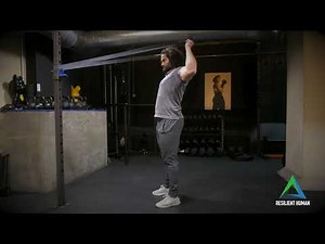 Cuban Rotations, Standing, Reverse, Band