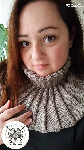 Plastron à Col roulé au Tricot ! 🧶