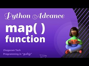 Python Tutorials | Python map( ) function | Tamil