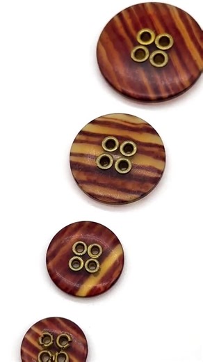 Vintage Tortoise Shell Buttons: Gold Eyelet Polyester Sewing Buttons, 1980s (set of 12) - Etsy