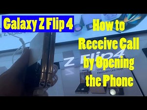 Samsung Galaxy Z Flip 4: How to Receive Call by Opening the Phone