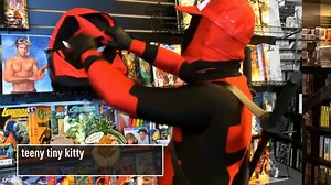 All kidding aside - we have some FREE STUFF you could win when you Preorder Deadpool including: A handsome Deadpool backpack, a set of 2 Ninja Swords, a bottle of Francis (for those tough grease stains!), an autographed Photograph of Ryan Reynolds (autographed by me signing as Ryan Reynolds); plus more surprpises. Order online or enter at any Bull Moose location | Bull Moose