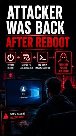 🚨 How Attackers Use Scheduled Tasks for Persistence | Real SOC Investigation