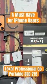 Lexar Professional Go Portable SSD 2TB - A must have product for iPhone users