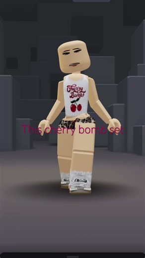 I love the cherry bomb set🍒🔥#roblox#cutie#imsocoolwhattheheck