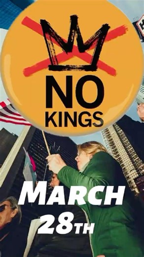 Got a friend who's never done this before? Bring a friend along to the No Kings protest on Saturday
