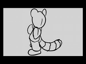 Red panda Transformation (animation)