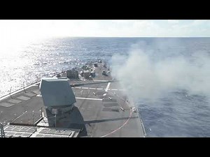 USS Chung-Hoon (DDG 93) MK 45 Five-inch Gun Live Fire RIMPAC 2020